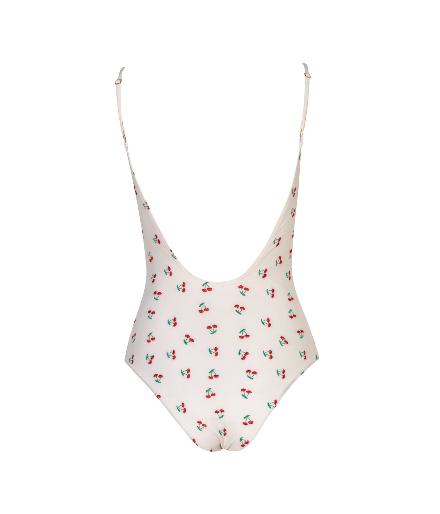 Verdelimon - One Piece - Tulum - Les Coquettes - Ivory Emboridered Cherries - Back
