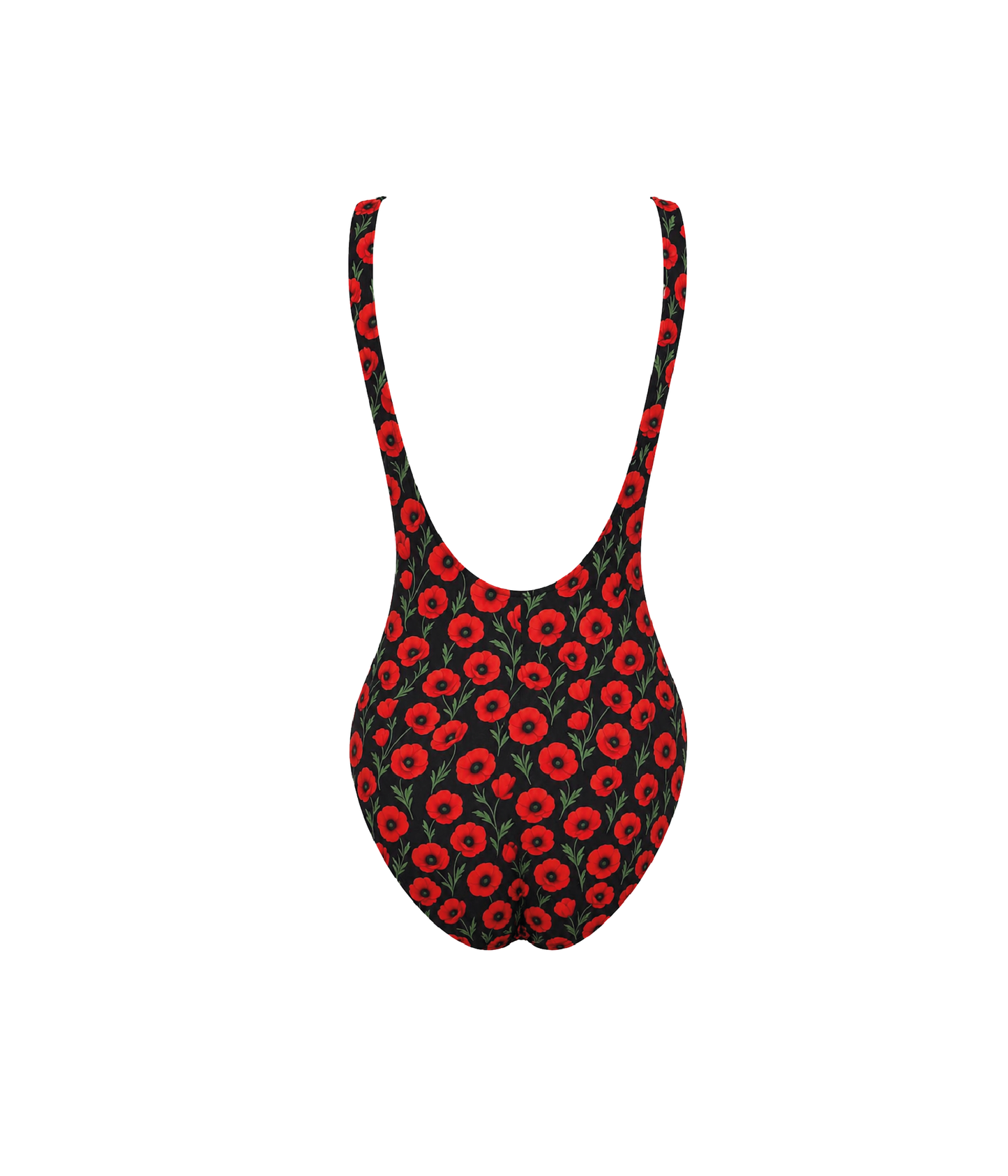 Acacia One Piece Reversible Black Poppy & White Poppy