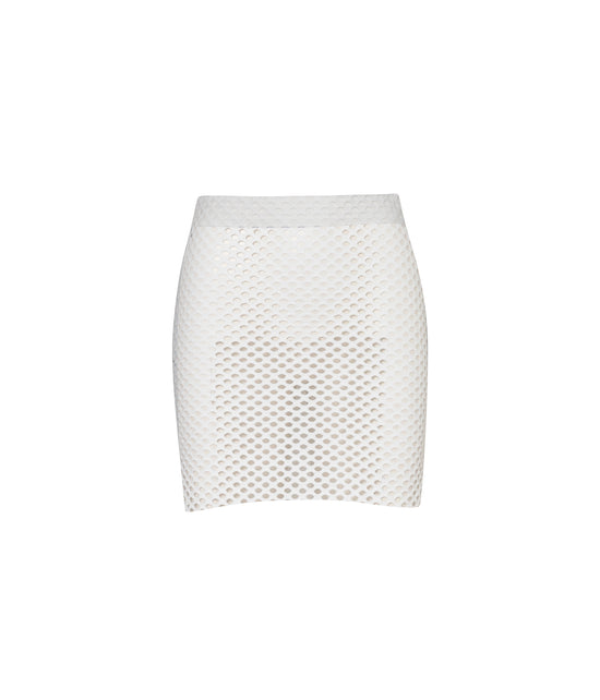 Camille Skirt Ivory Net