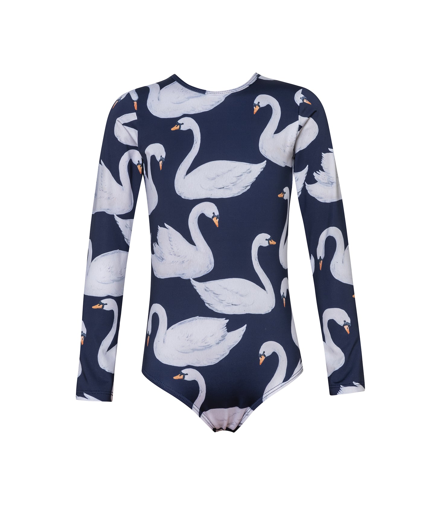Load image into Gallery viewer, Laguna One Piece Girls Navy Swans
