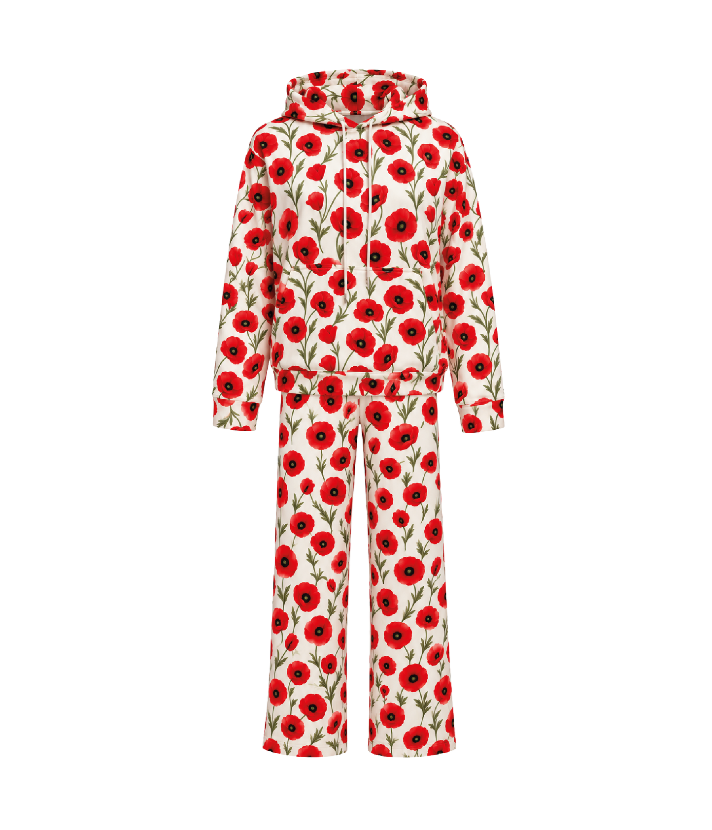 Laurel Set White Poppy