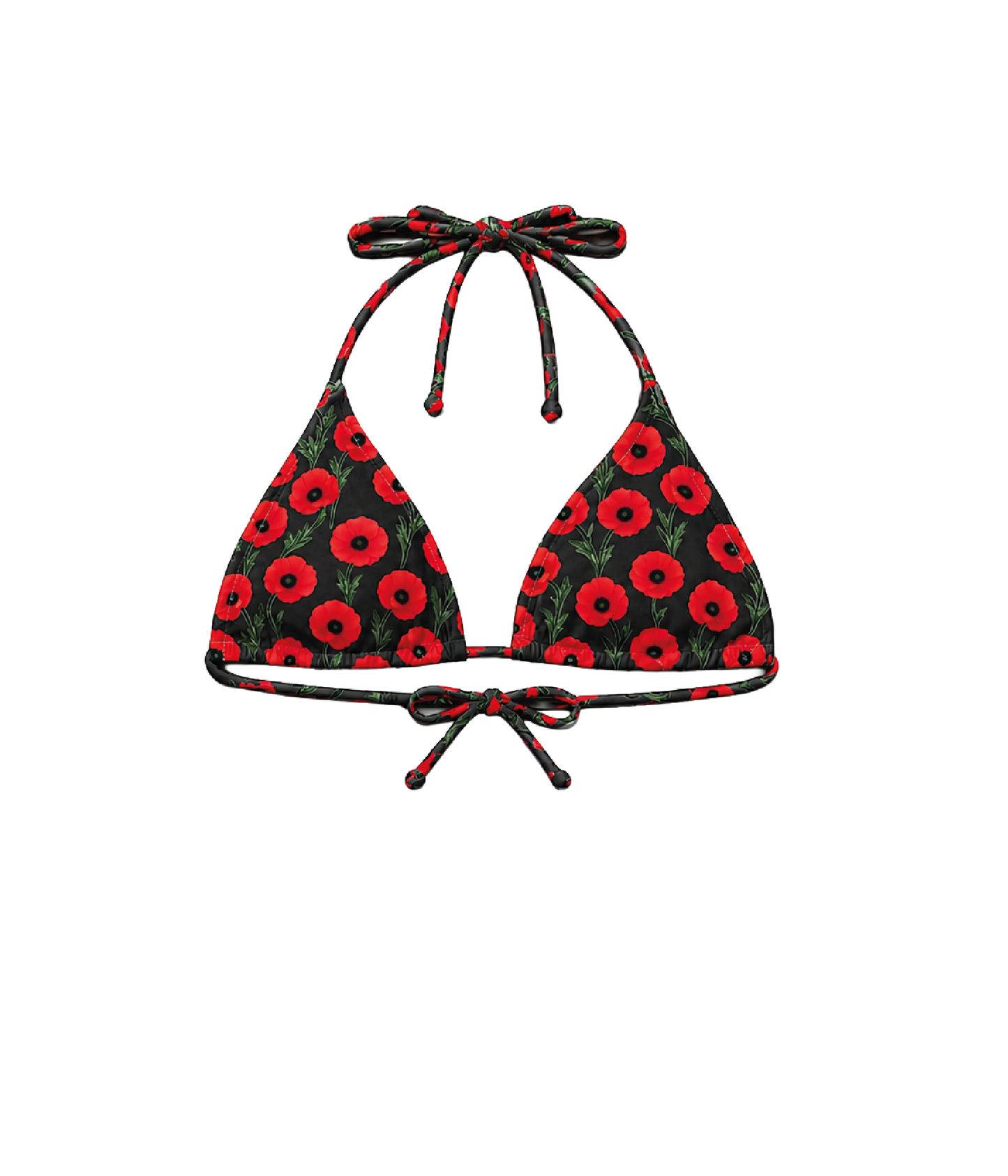 Moa Top Black Poppy