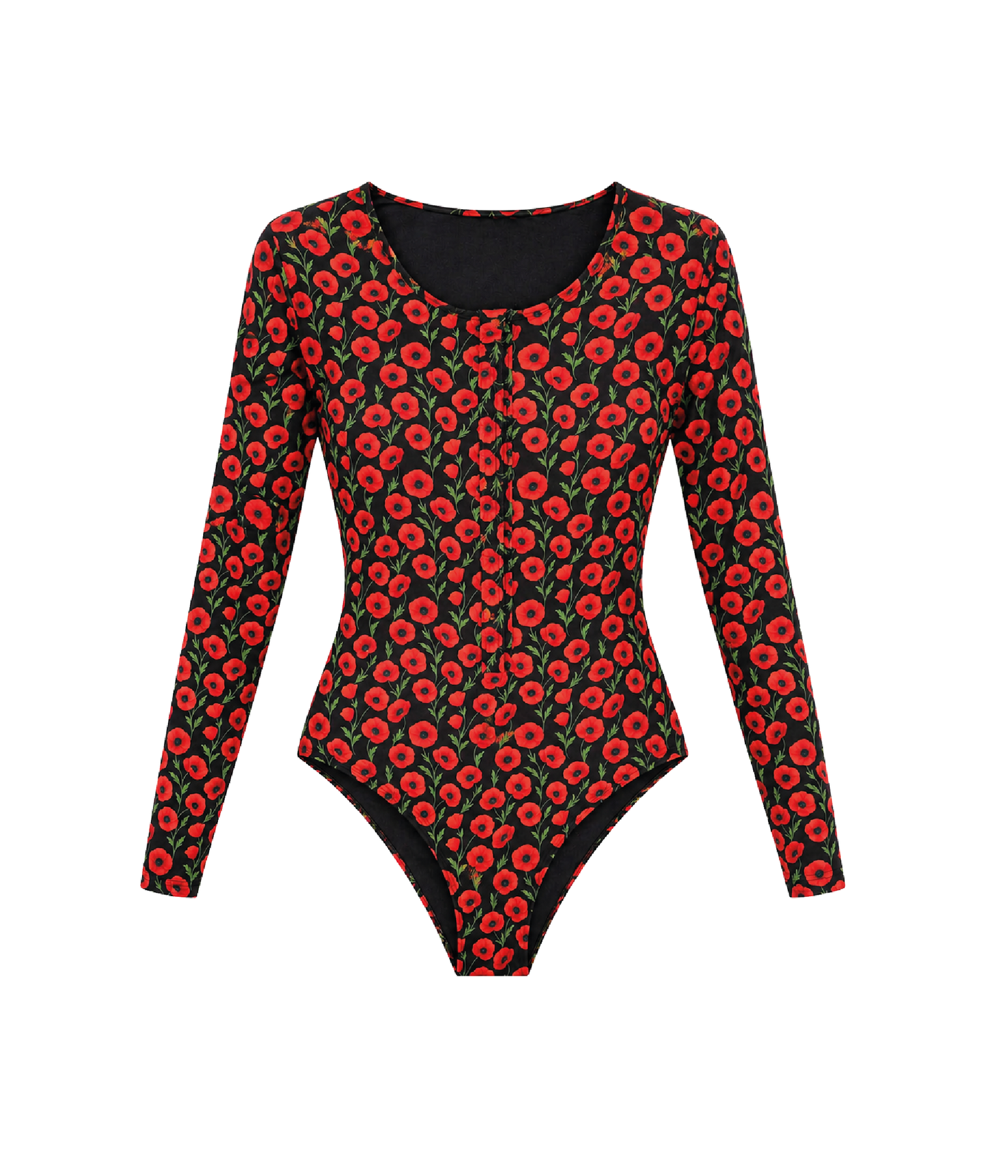 Paradiso One Piece Black Poppy