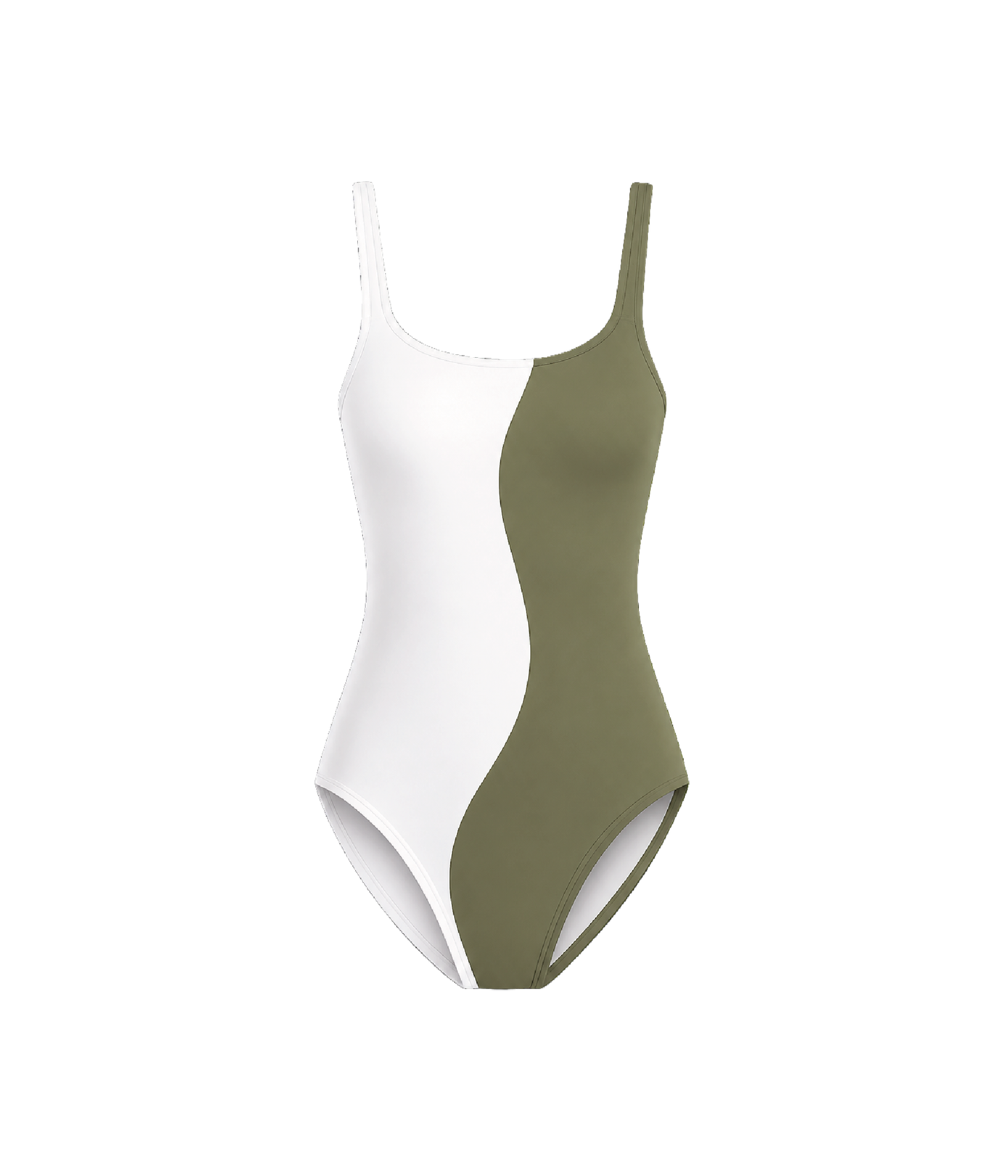 Solene One Piece Lemon & White