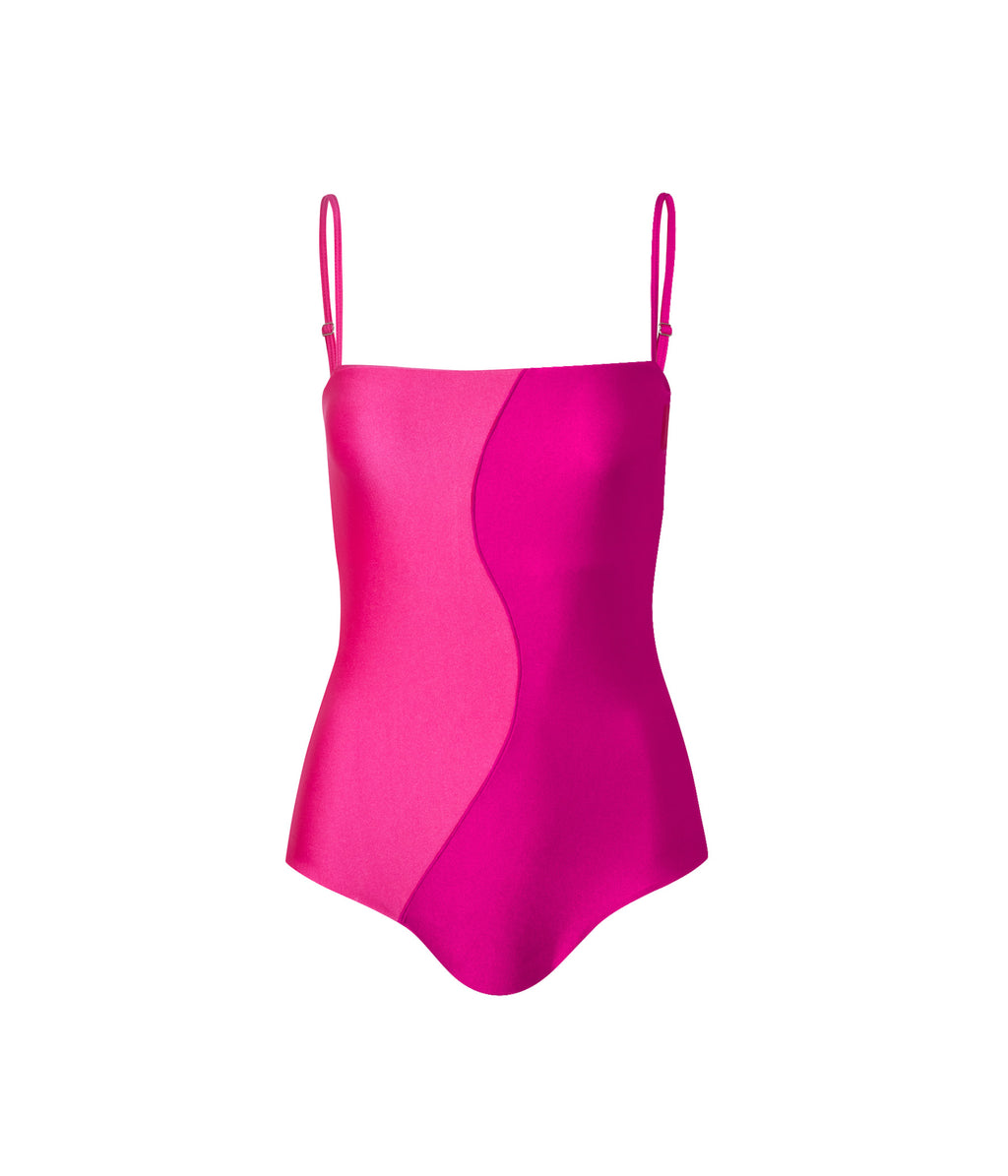 SKIN by SAME Swim One Piece Neon Green/Neon Pink OP-NGNP - Free Shipping at  Largo Drive