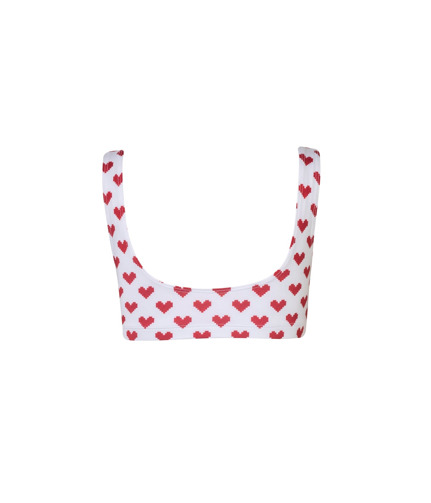 Verdelimon - Top - Amy- Dreamland - Red Pixel Hearts - Back