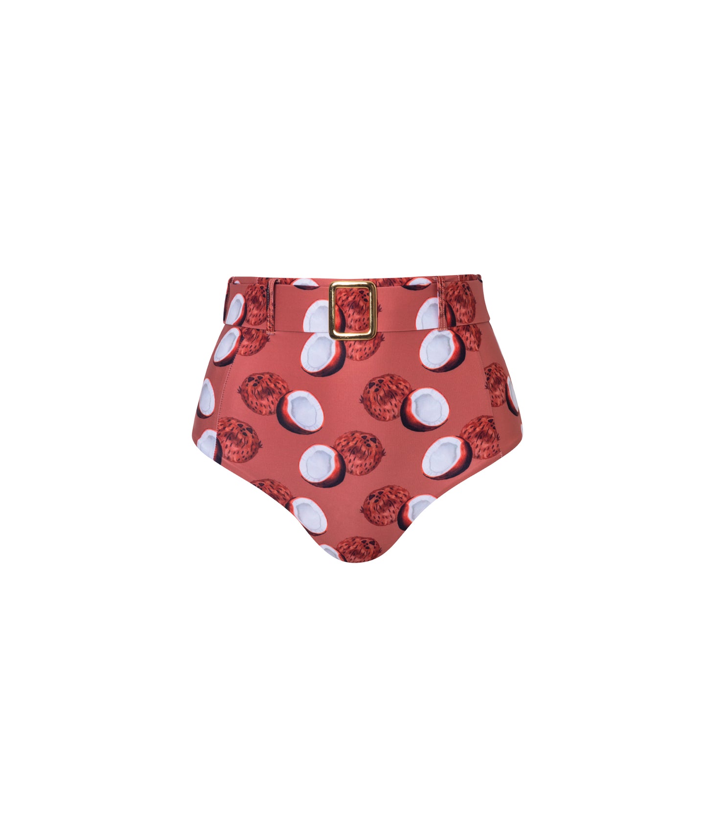 Verdelimon - Bikini Bottom -  Arusi - Printed - Salmon Cocos - Front