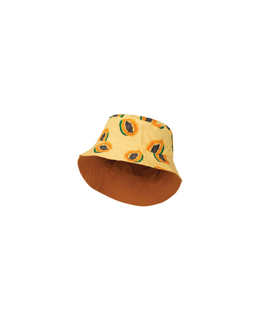 Verdelimon - Bucket Hat - Yellow Papayas - Front