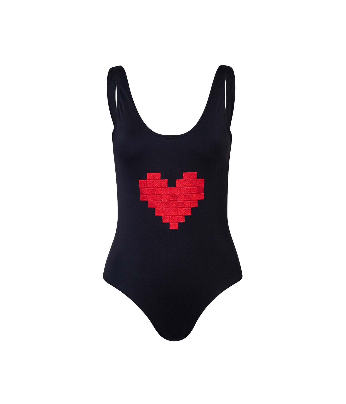 Verdelimon - One Piece  -  Acacia - Dreamland - Embroidered Black Heart- Front