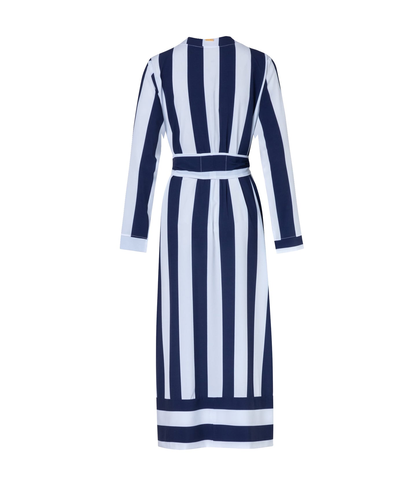 Load image into Gallery viewer, Verdelimon - Cover Up - Lucea - Navy Stripes - Back
