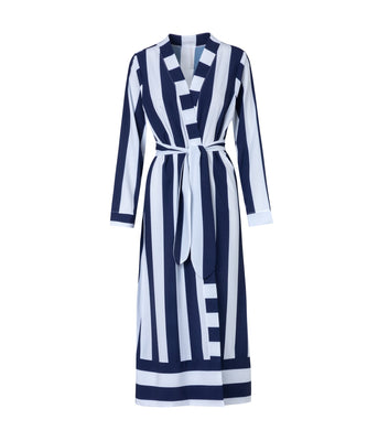 Verdelimon - Cover Up - Lucea - Navy Stripes - Front