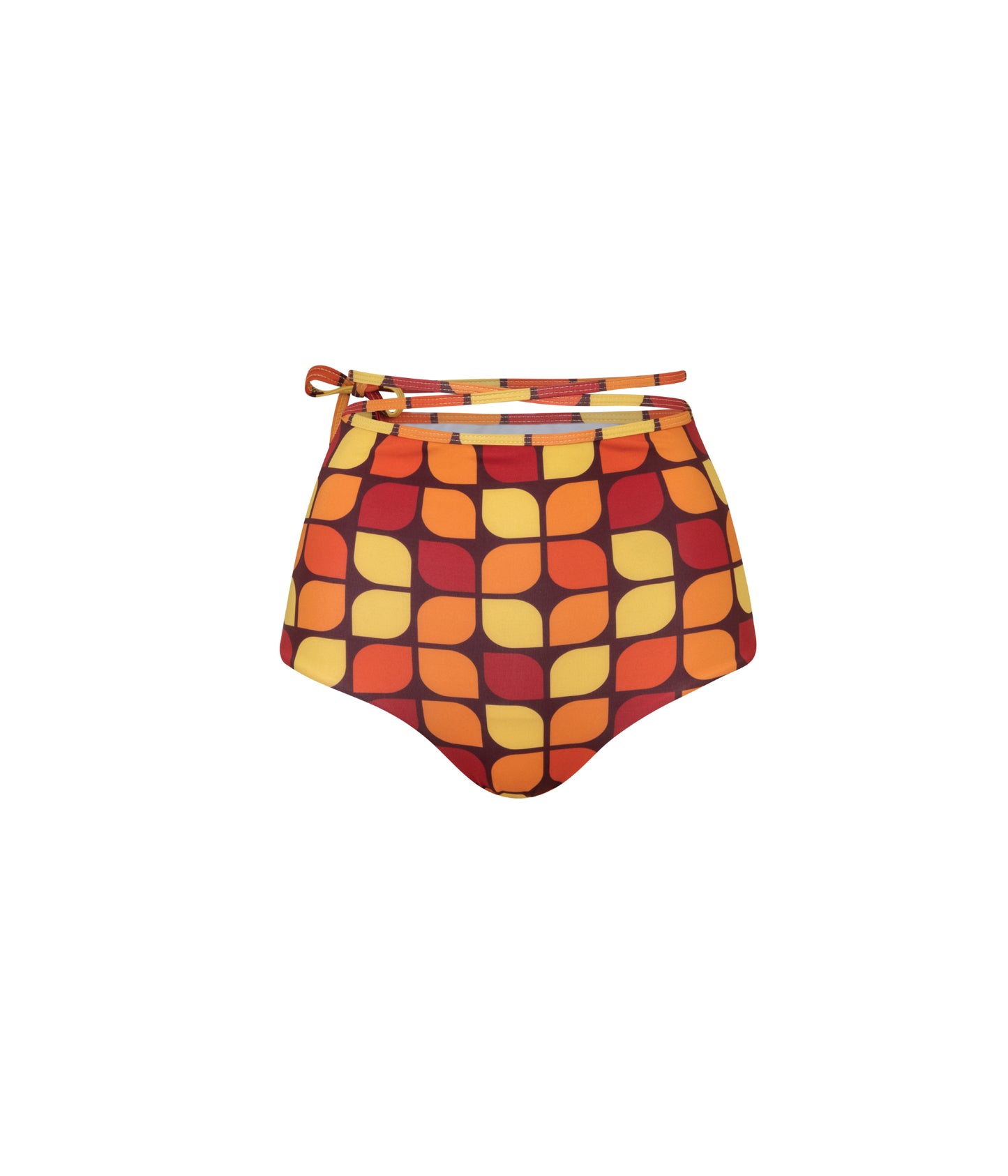 Load image into Gallery viewer, Verdelimon - Bikini Bottom - Mary - Printed - Geometric - Front 
