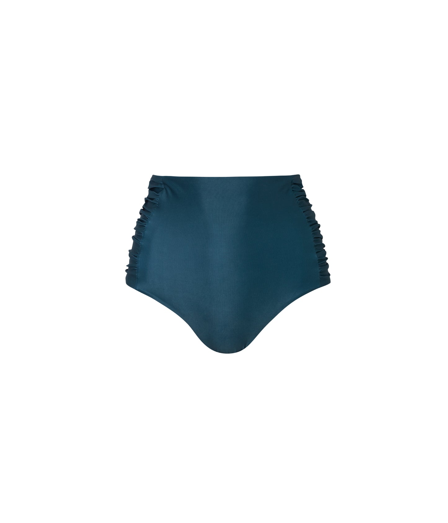 Verdelimon - Bikini Bottom - Mompos - Printed - Petrol Blue - Front