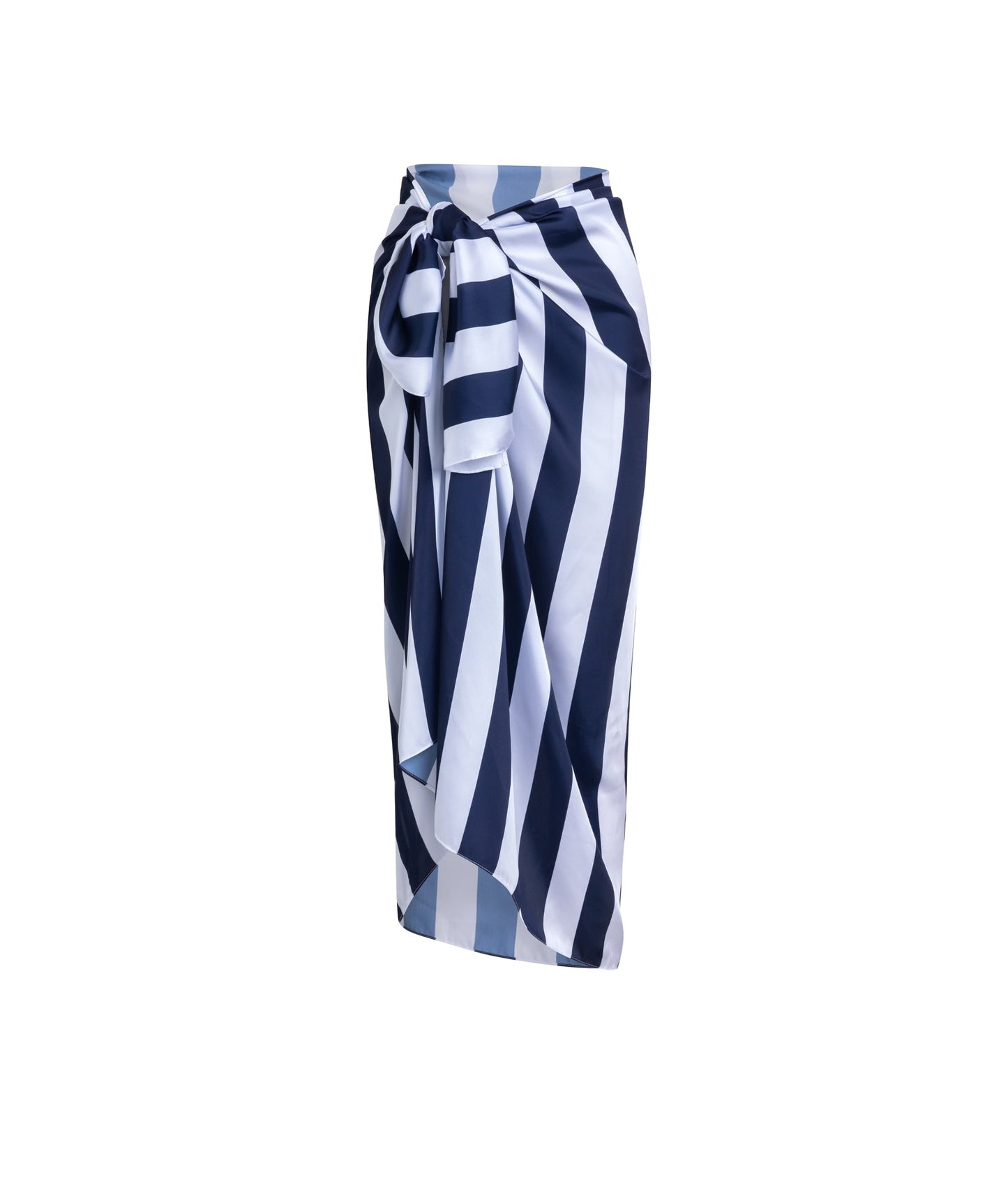 Candy-Stripe Pajama Bottoms - Riviera Blue Stripe