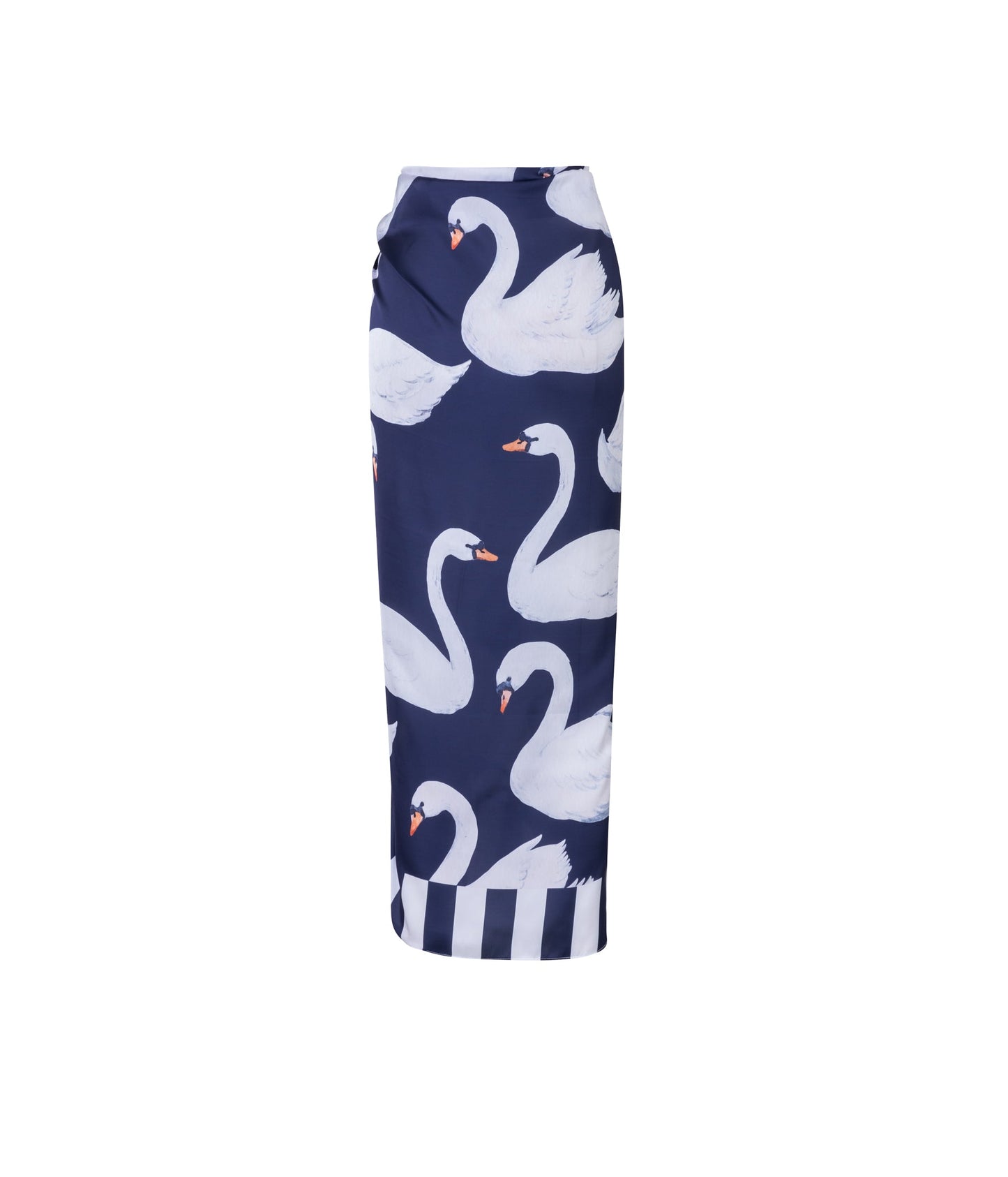 Load image into Gallery viewer, Verdelimon - Pareo - Navy Swans - Back
