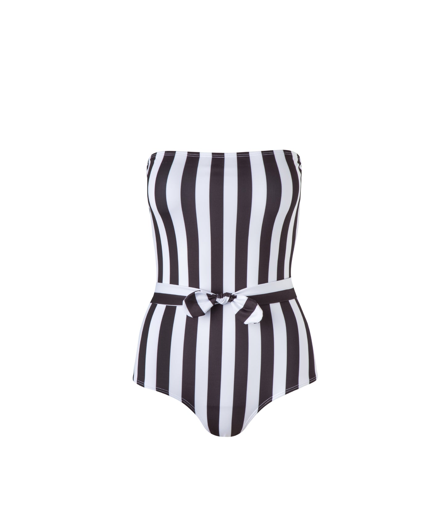 Verdelimon - One Piece - Porto - Printed - Black Stripes - Front