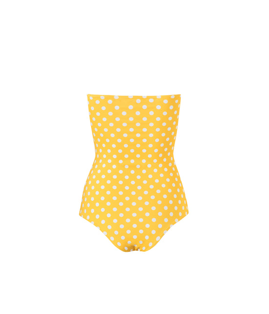 Load image into Gallery viewer, Porto One Piece Yellow Dots
