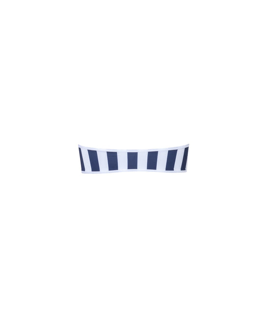 Load image into Gallery viewer, Verdelimon - Top - Posh - Navy Stripes - Back
