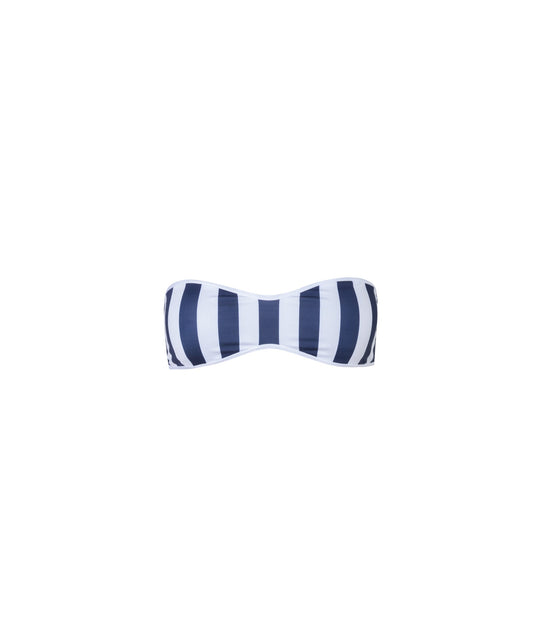 Load image into Gallery viewer, Verdelimon - Top - Posh - Navy Stripes - Front
