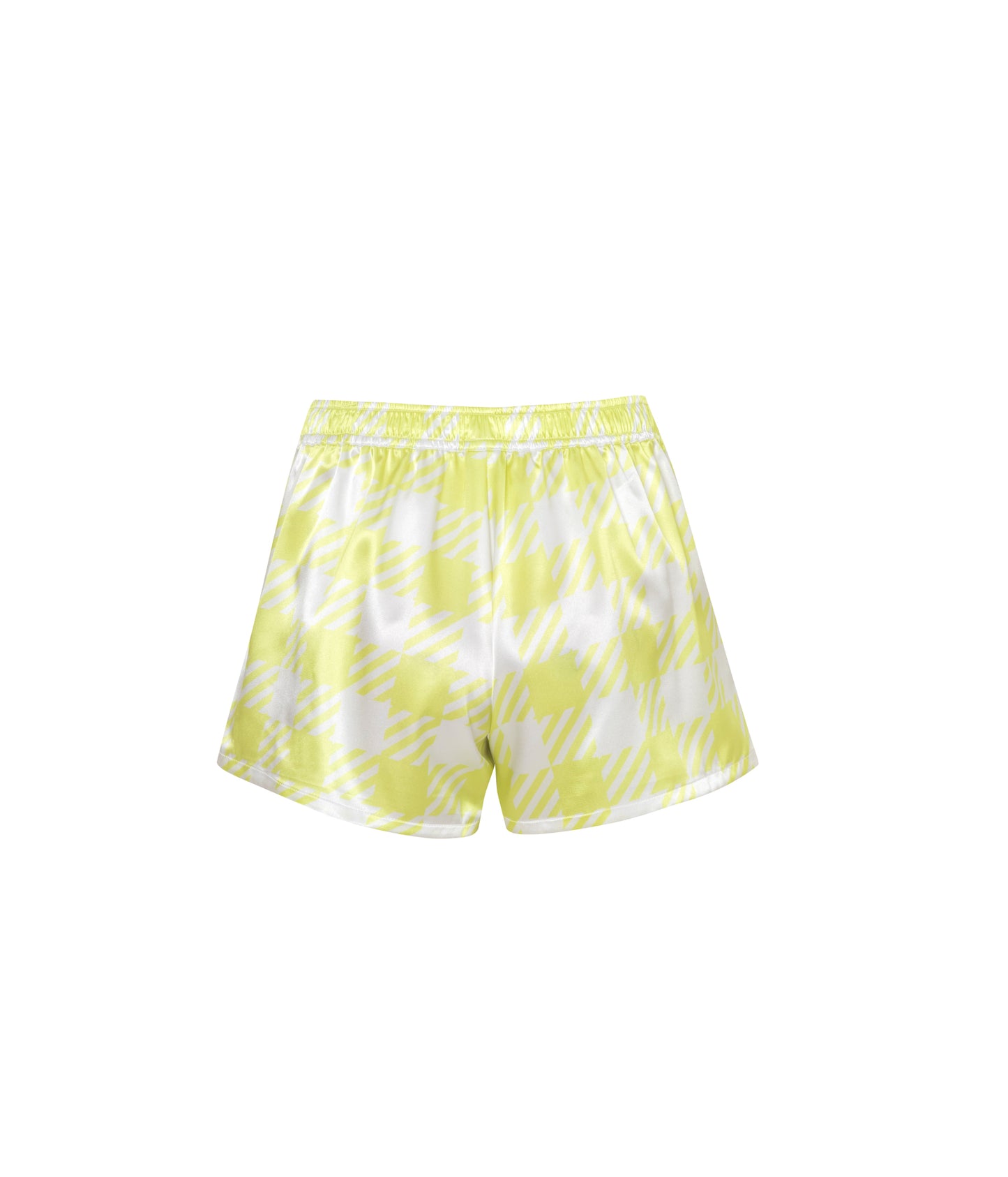 Santorini Shorts Yellow Squares
