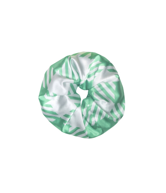 Load image into Gallery viewer, Verdelimon - Accesories - Scrunchie - Printed - Green Squares 

