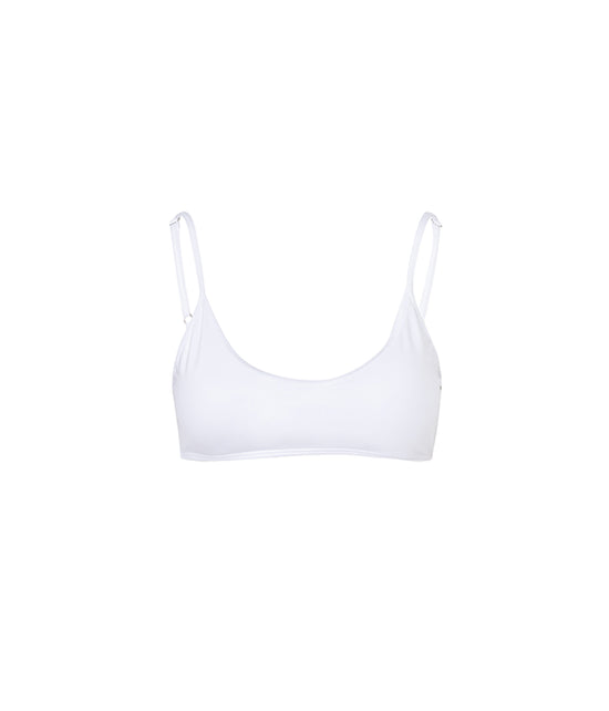 Verdelimon - Bikini Top - Sol - Printed - White - Front
