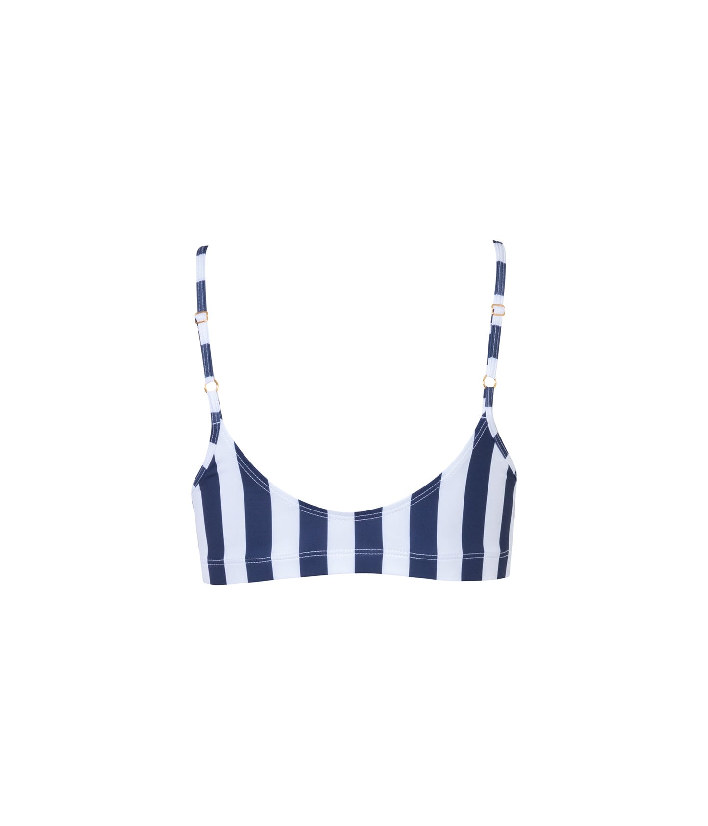 Load image into Gallery viewer, Verdelimon - Top - Sol - Navy Stripes - Back
