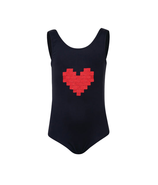 Verdelimon - One Piece - Sulu - Dreamland - Embroidered Black Heart- Front