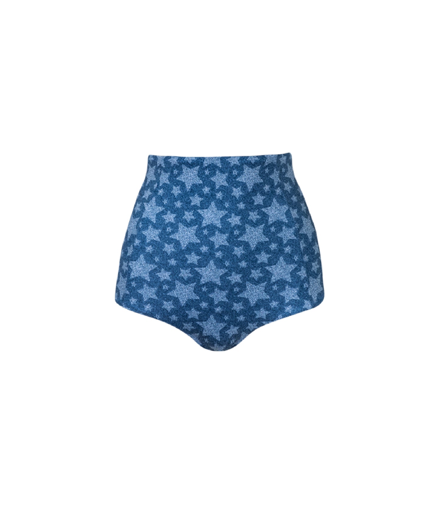 Verdelimon - Bikini Bottom - Tottori - Printed - Denim Strars - Front