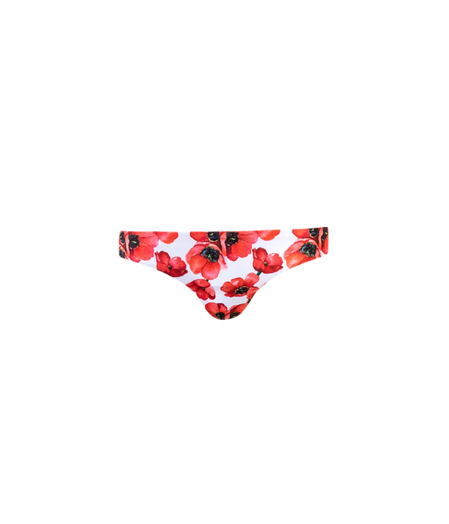 Verdelimon - Bikini Bottom - Tunas - Printed - Amapolas - Front